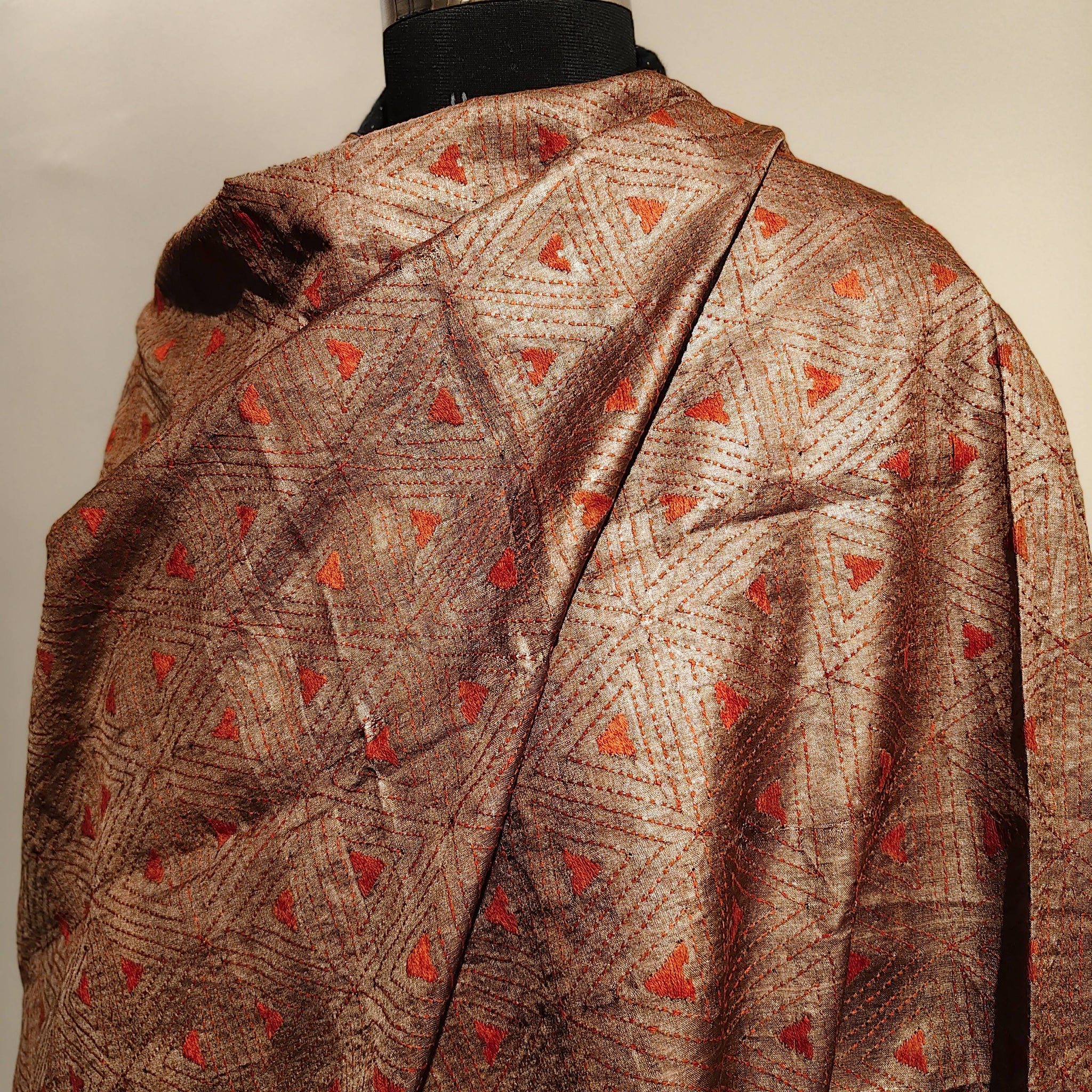 Silk Kantha Dupatta