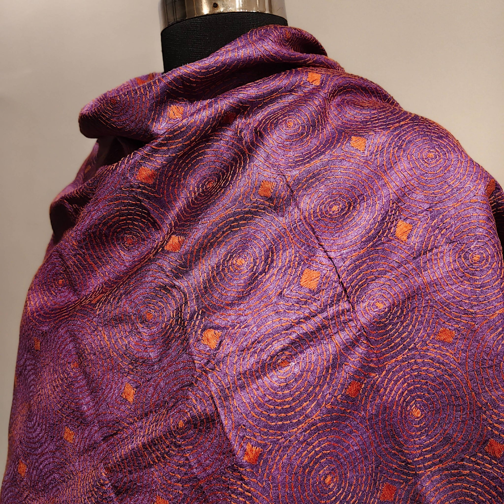 Silk Kantha Dupatta