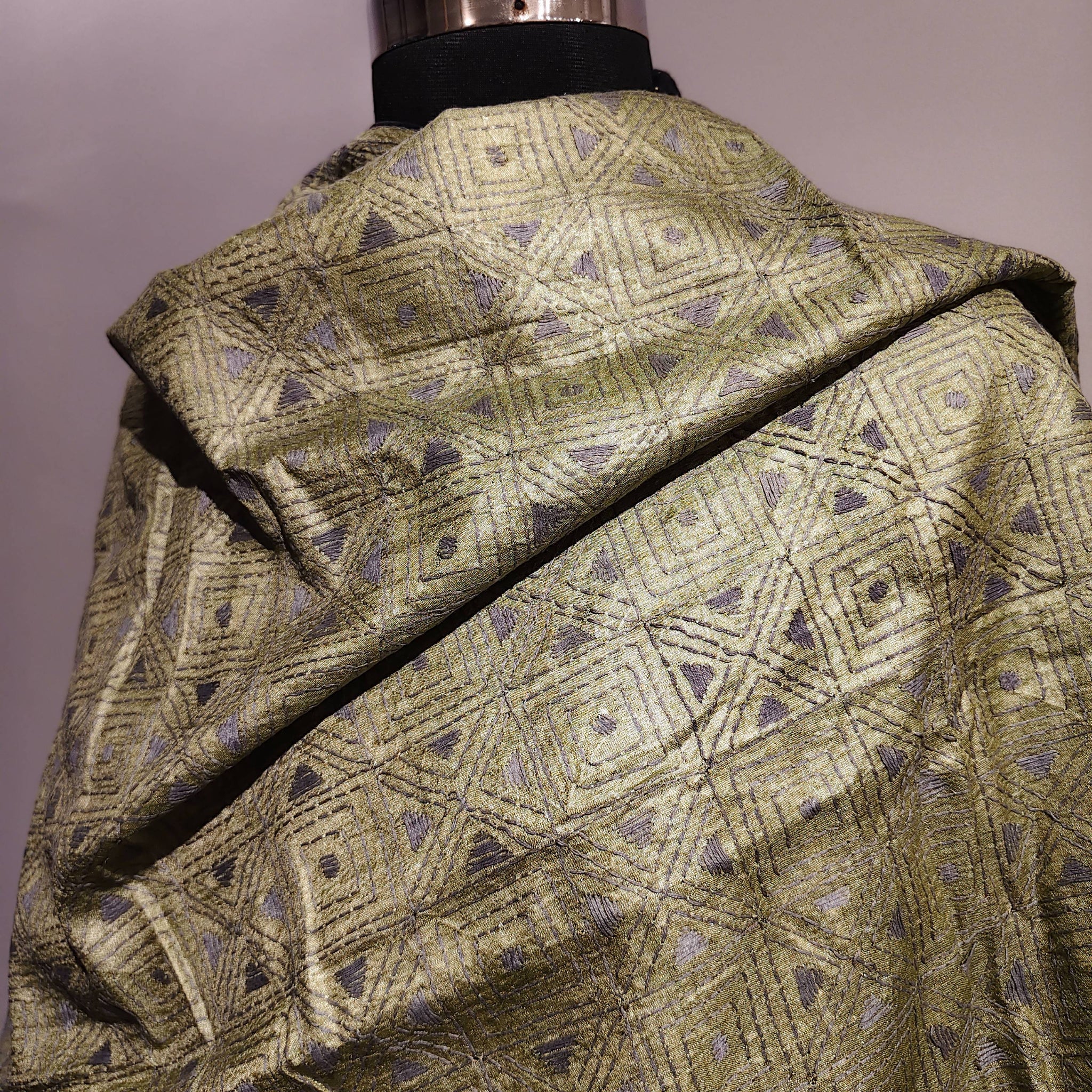 Silk Kantha Dupatta