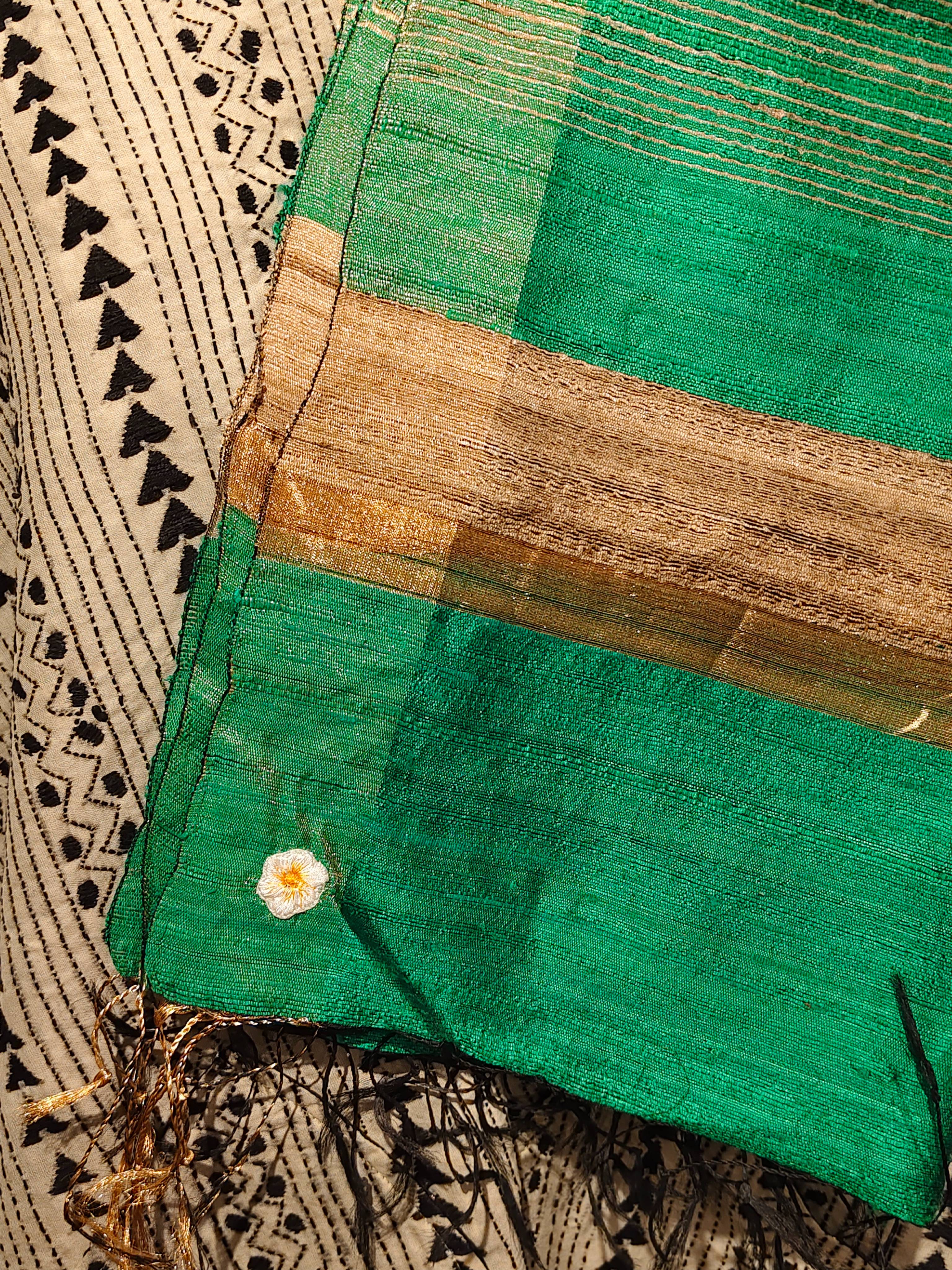 Tussar Silk Bawan Buti Dupatta