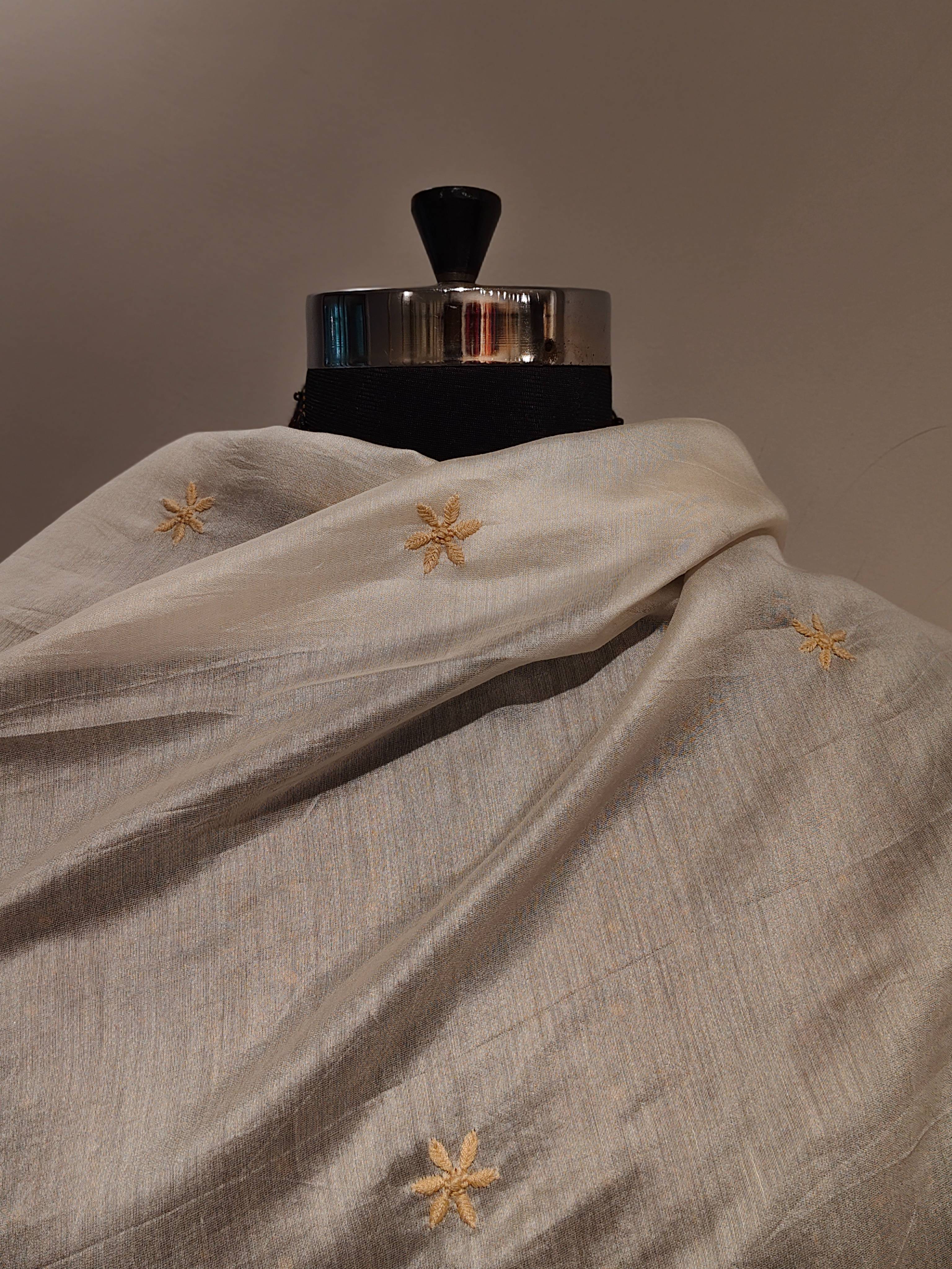 White Chikankari Dupatta