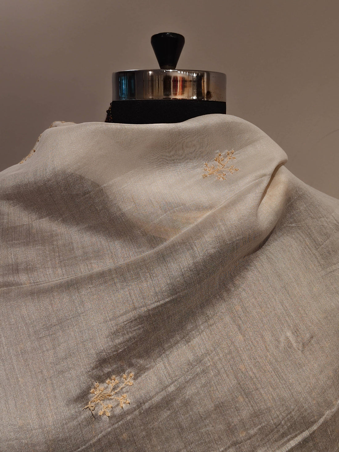 White Chikankari Dupatta